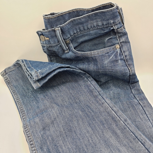 Levi's 514 Jeans / 32x32 / Dark Blue Denim - Picture 2 of 6